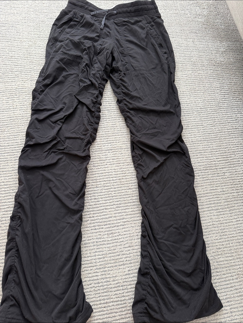Ivivva girls size 14 Black Drawstring Lounge Pants